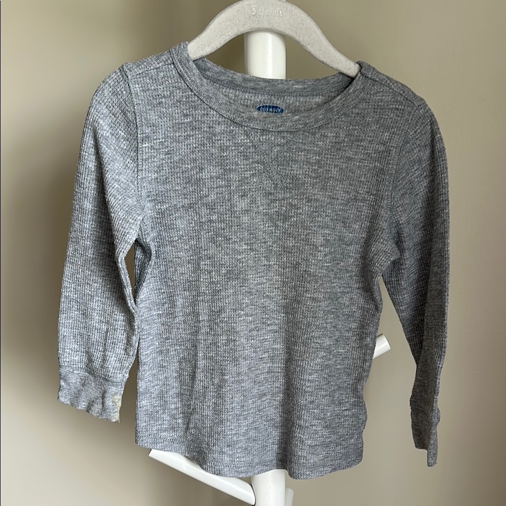 Old Navy Gray Long Sleeve Shirt 2T